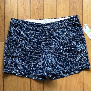 Crown and Ivy Navy | Map Print Short